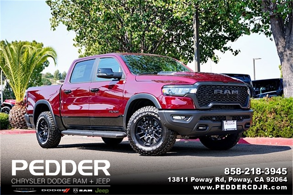 New 2025 Delmonico Red Pearl-Coat Exterior Paint RAM Rebel image 1