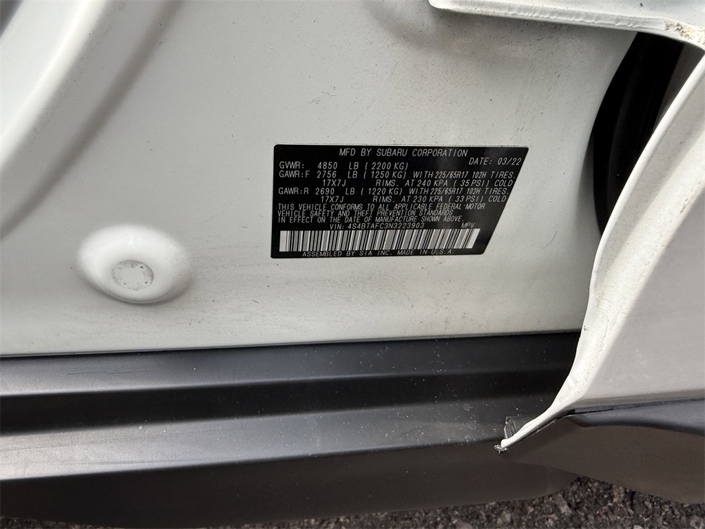 2022 Subaru Outback Premium photo 5
