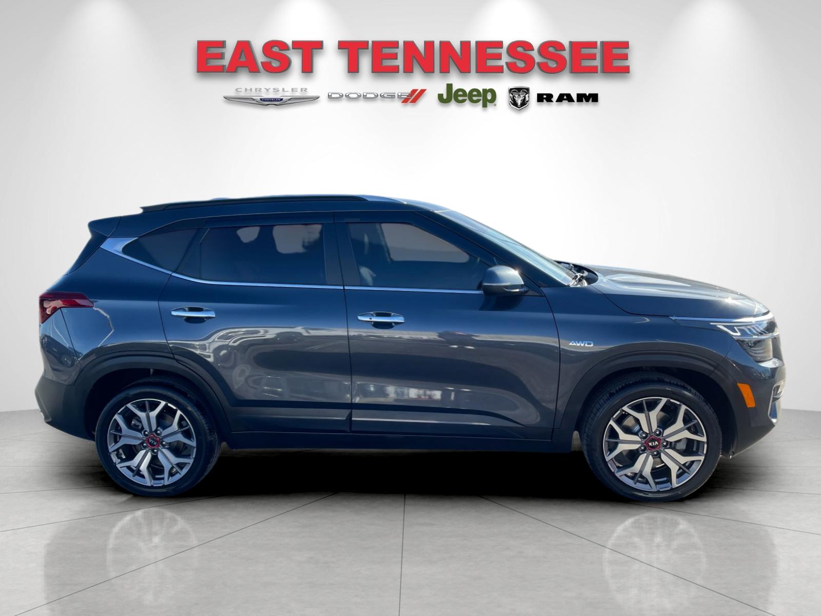 Used 2021 Kia Seltos SX with VIN KNDETCA29M7115997 for sale in Crossville, TN