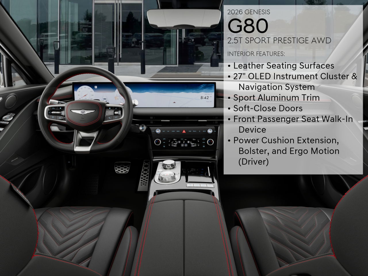 2026 Genesis G80 2.5T Sport Prestige AWD photo 15