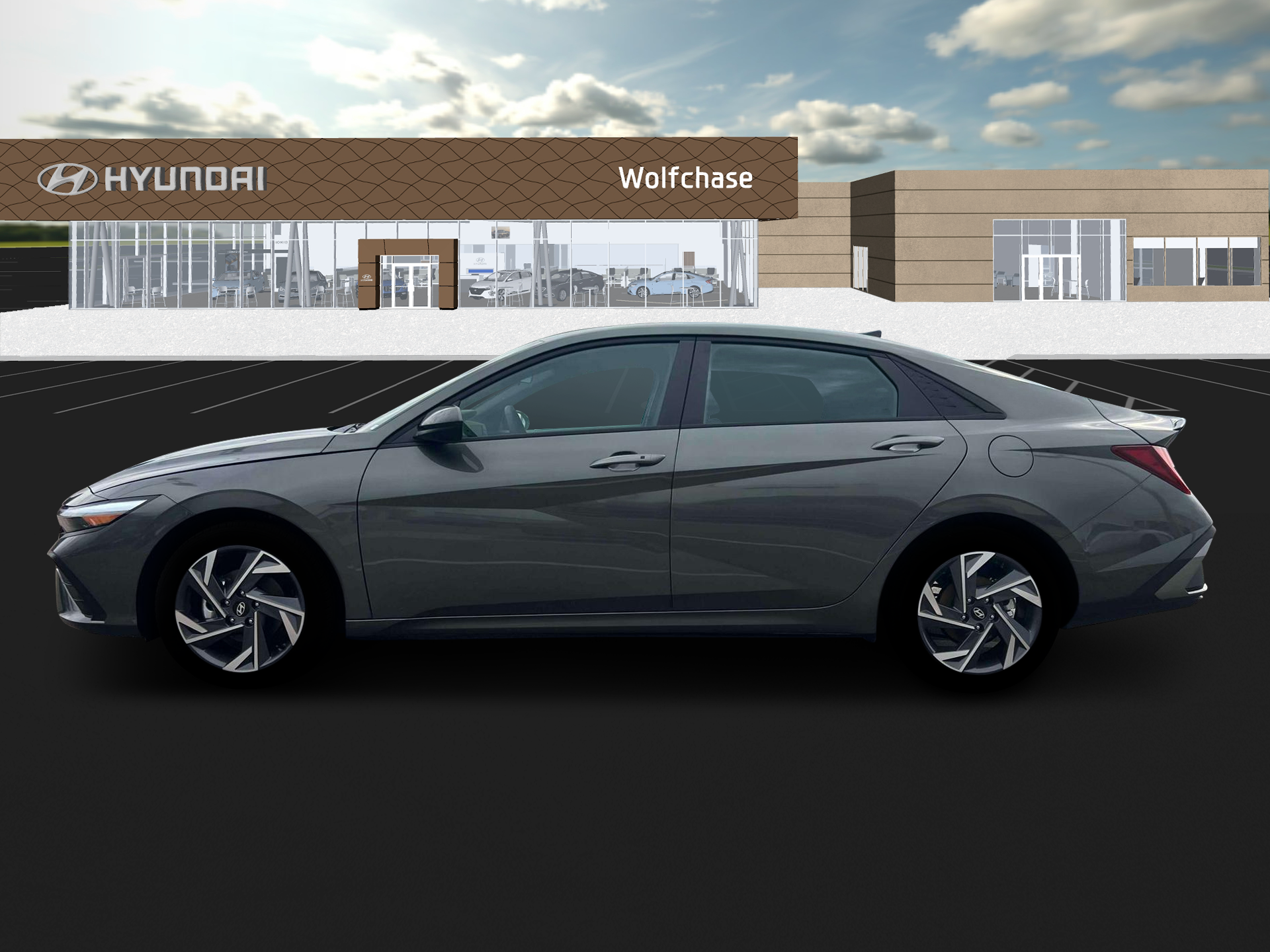 New 2025 Gray Hyundai SEL Sport image 3