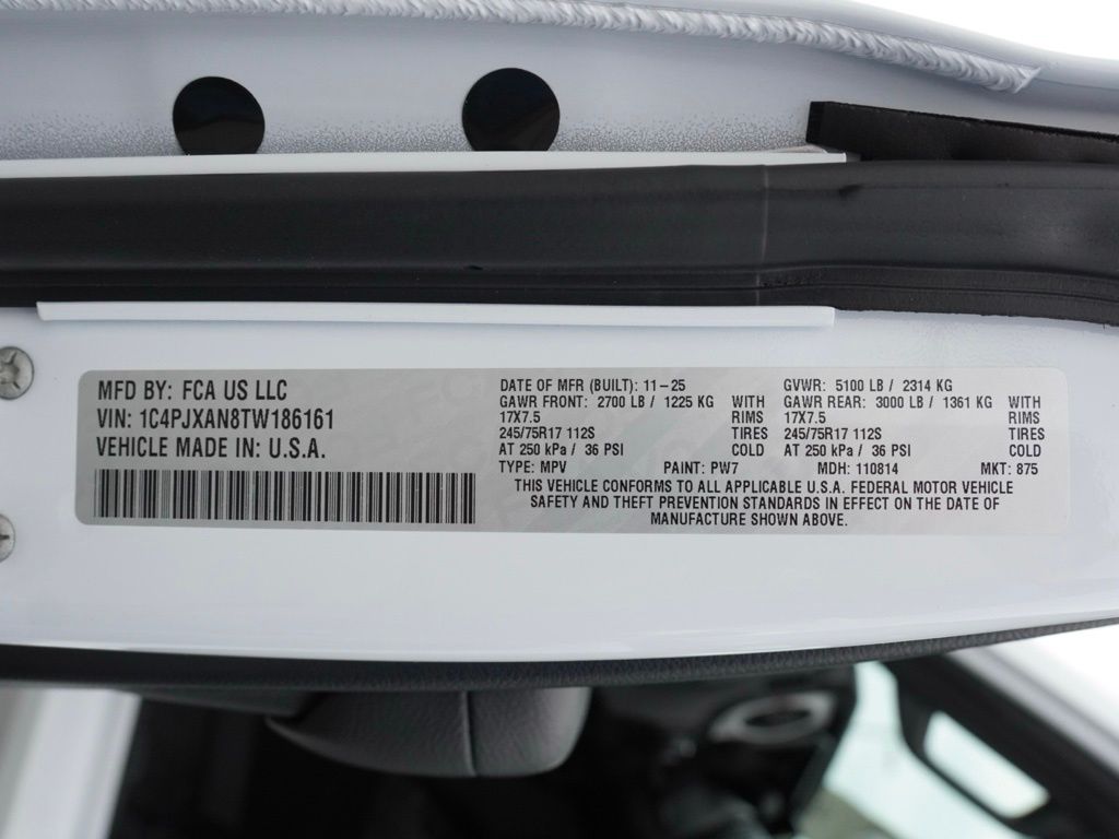 New 2026 Bright White Clear-Coat Exterior Paint Jeep Sport image 26