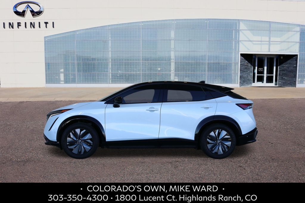 Used 2024 Nissan ARIYA Platinum+ with VIN JN1DF0CD9RM741447 for sale in Highlands Ranch, CO