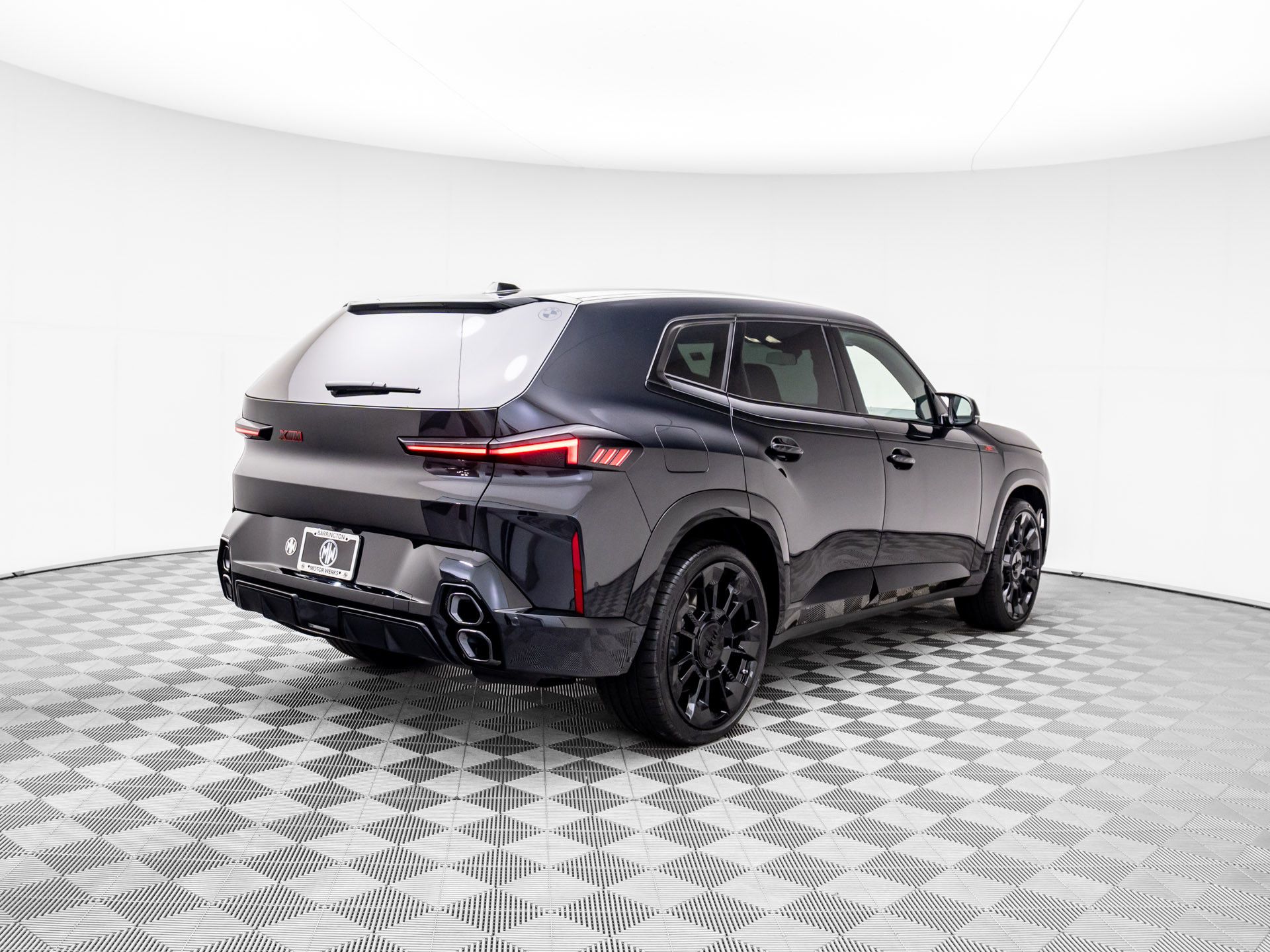 New 2025 Black Sapphire Metallic BMW Label Red image 5