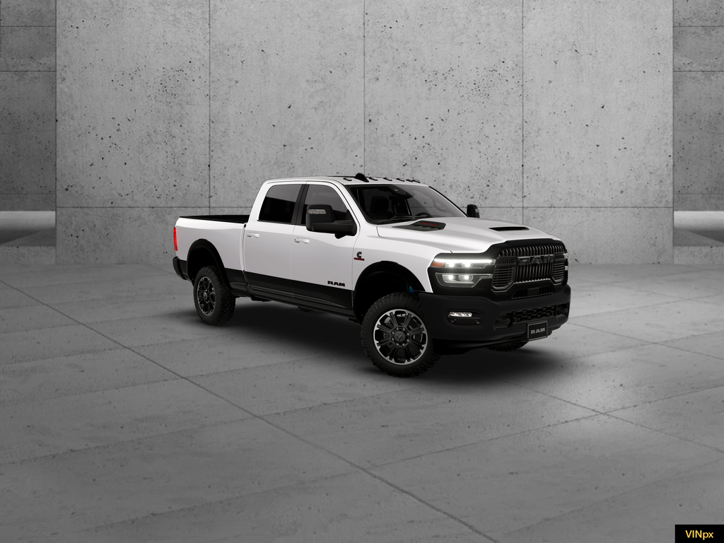 New 2026 Bright White Clear-Coat Exterior Paint RAM Rebel image 2