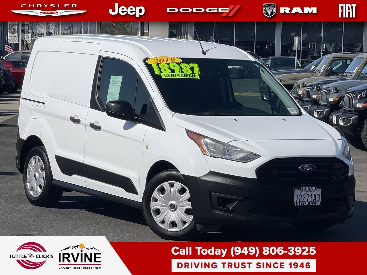 Certified Pre-Owned 2019 Ford Transit Connect Van XL Mini-van
