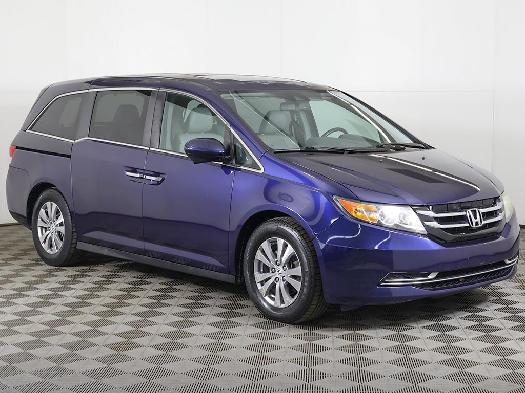 Used 2014 Honda Odyssey EX-L with VIN 5FNRL5H67EB067451 for sale in Streetsboro, OH
