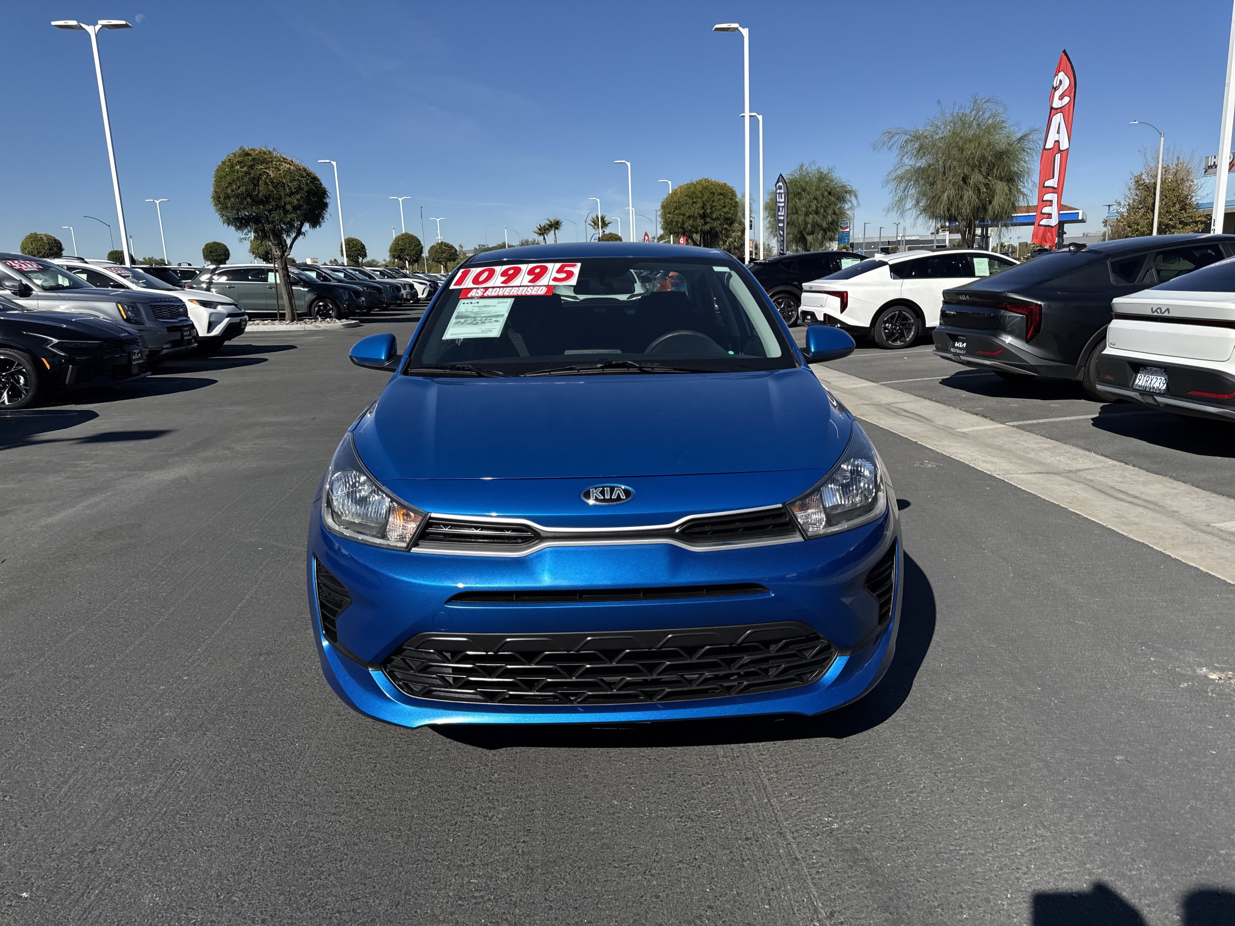 Used 2021 Kia Rio S with VIN 3KPA24AD4ME392629 for sale in Victorville, CA