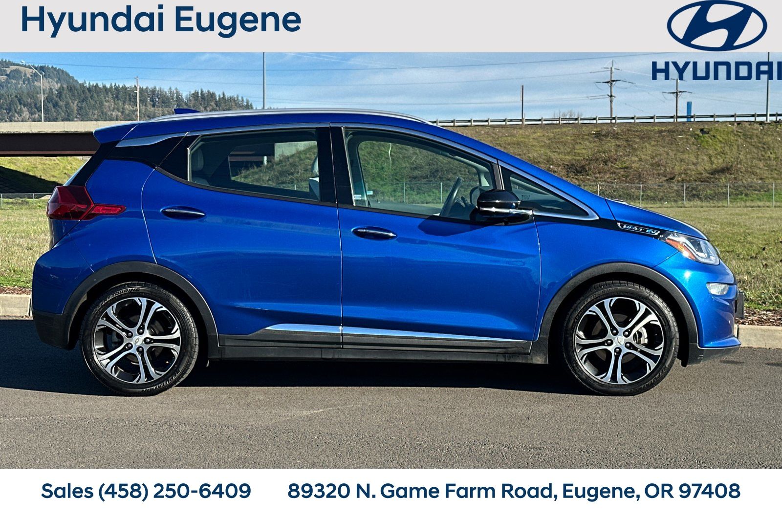 Used 2017 Chevrolet Bolt EV Premier with VIN 1G1FX6S00H4148958 for sale in Eugene, OR