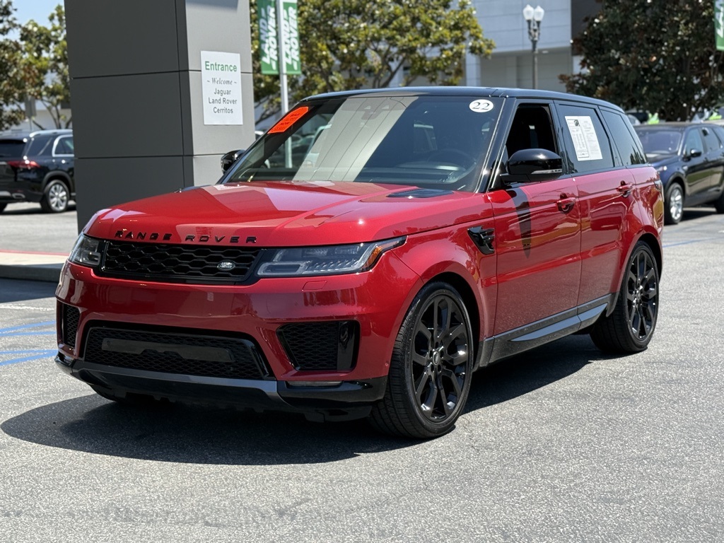 Used 2022 Red Land Rover HSE Silver Edition image 1