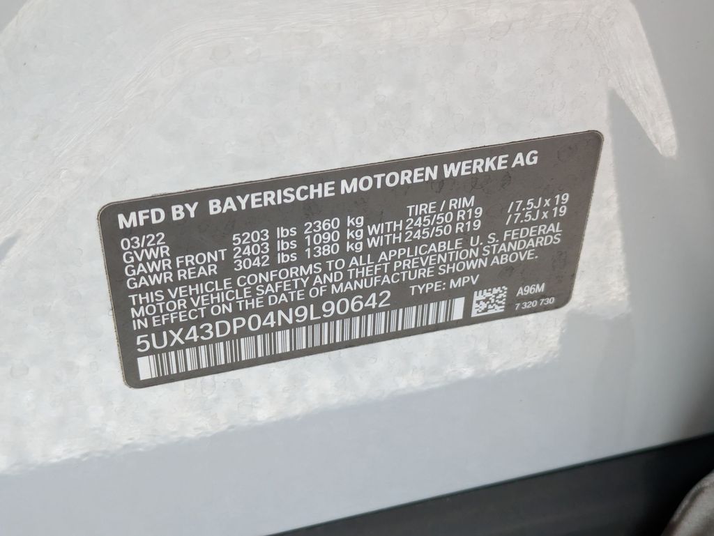 2022 Bmw X3 sDrive30i photo 26