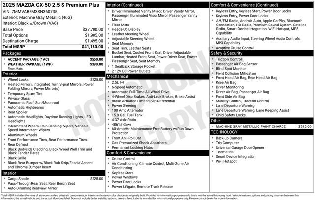 2025 Mazda CX-50 Premium Plus's photo