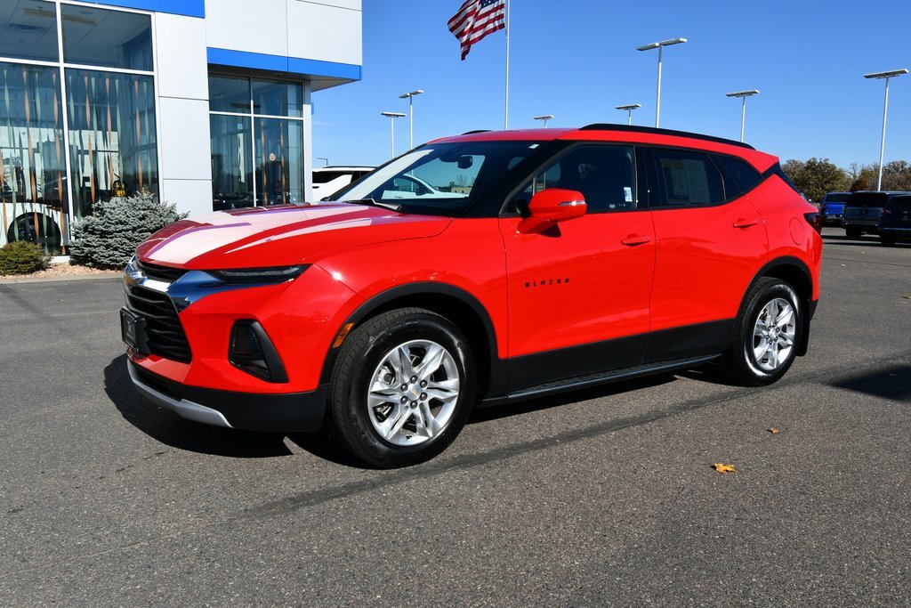 Used 2022 Chevrolet Blazer 2LT with VIN 3GNKBHR46NS229426 for sale in North Branch, Minnesota