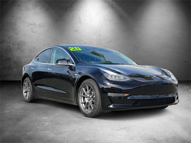 Used 2020 Tesla Model 3 Base with VIN 5YJ3E1EB9LF600455 for sale in Hemet, CA