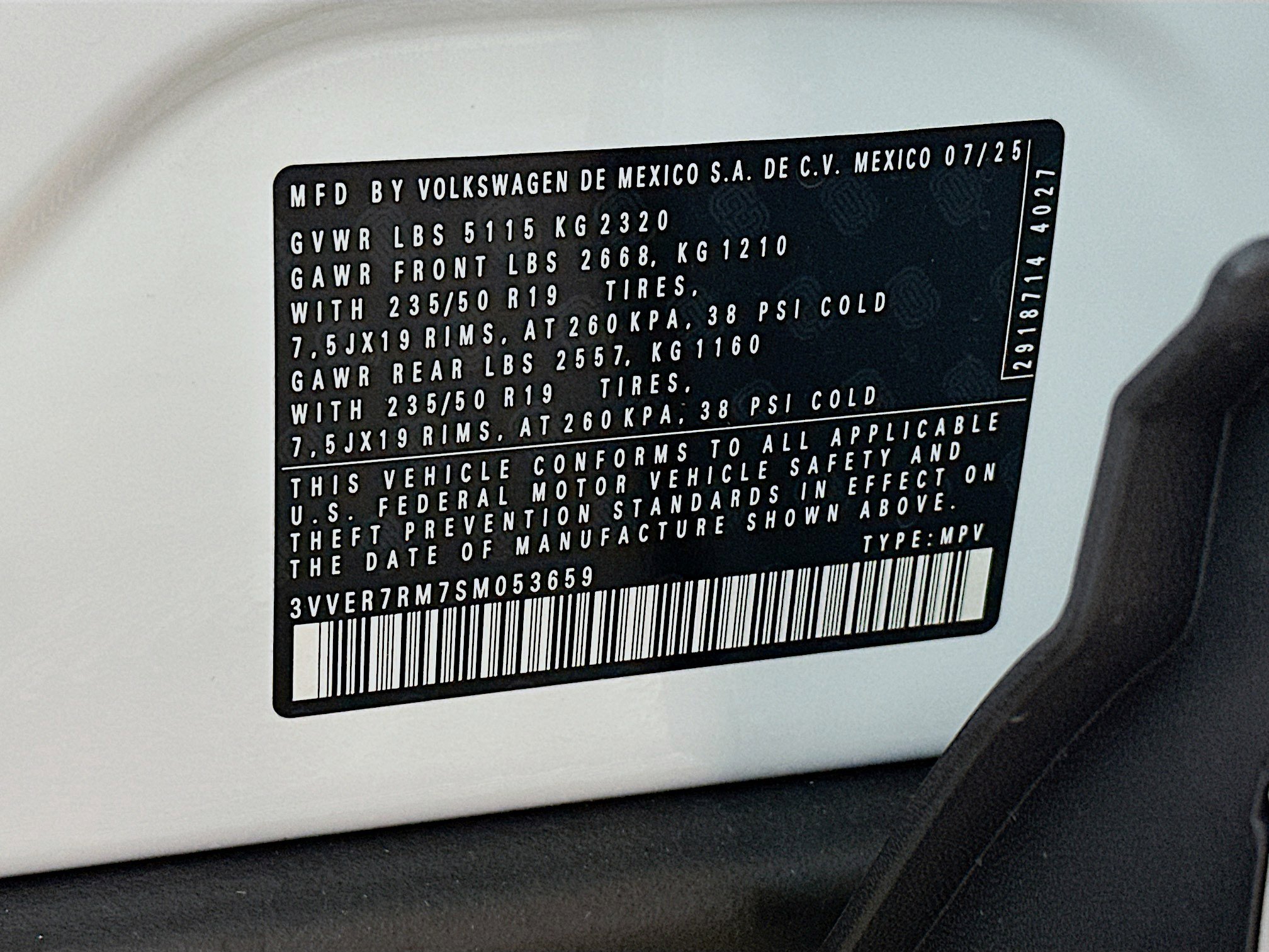 2025 Volkswagen Tiguan SE photo 27
