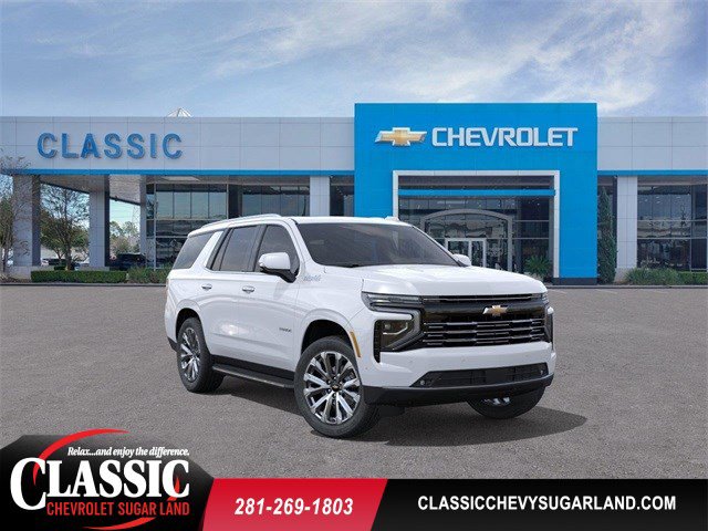2026 Chevrolet Tahoe High Country White at Classic Elite Chevrolet Sugar Land