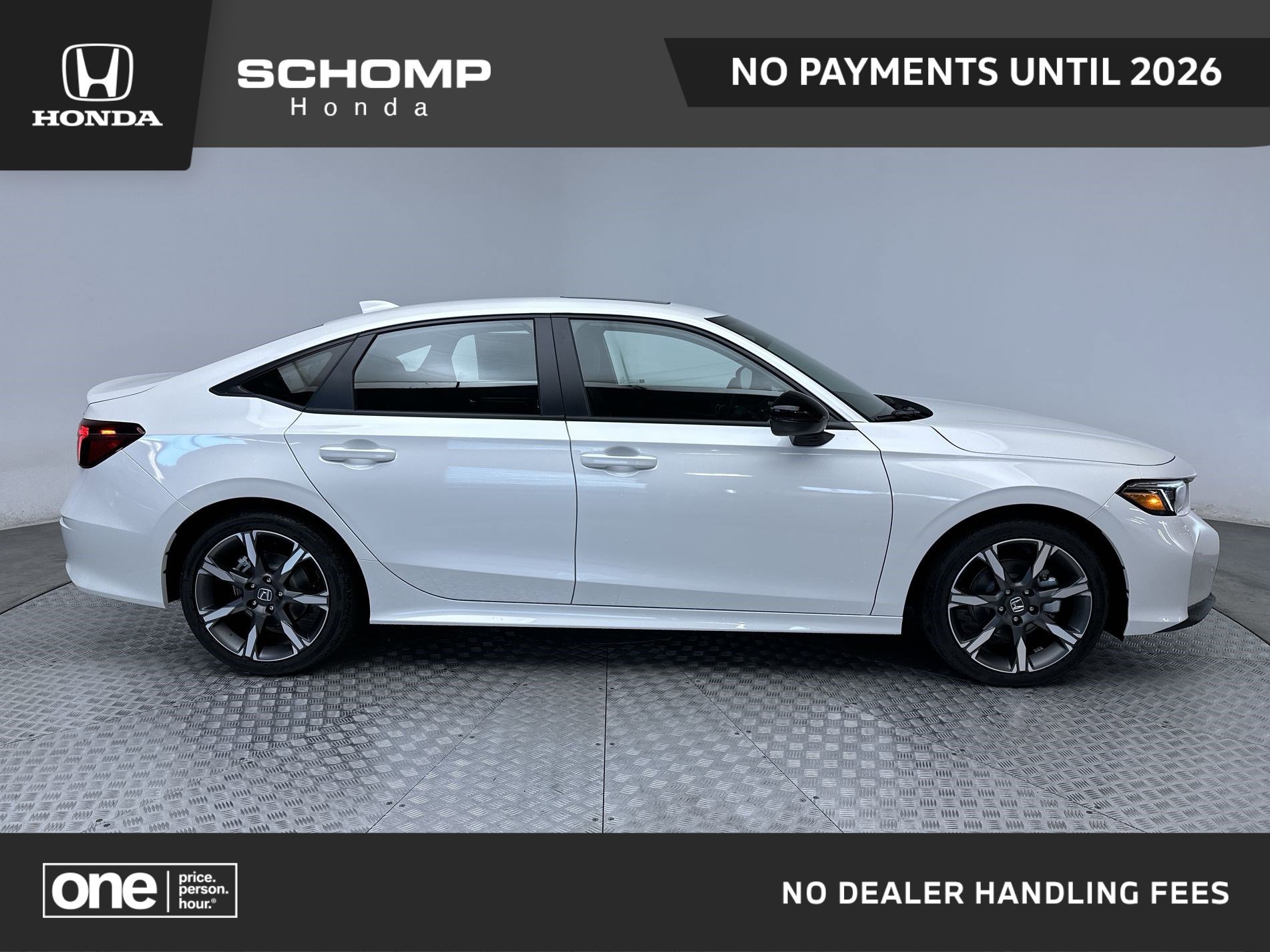 New 2025 Honda Civic Sedan Hybrid Sport Touring 4dr Car in