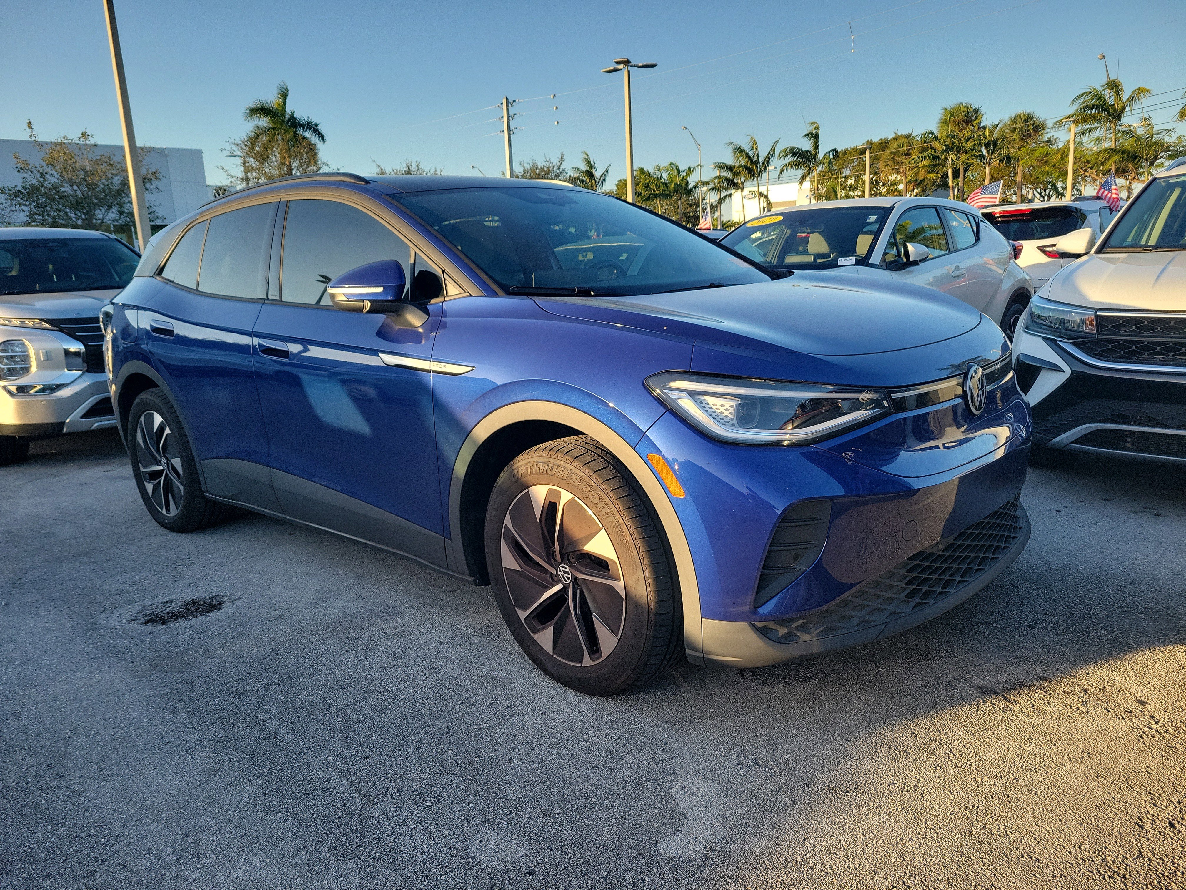 Used 2022 Volkswagen ID.4 PRO S with VIN WVGTMPE24NP074116 for sale in Opa-locka, FL