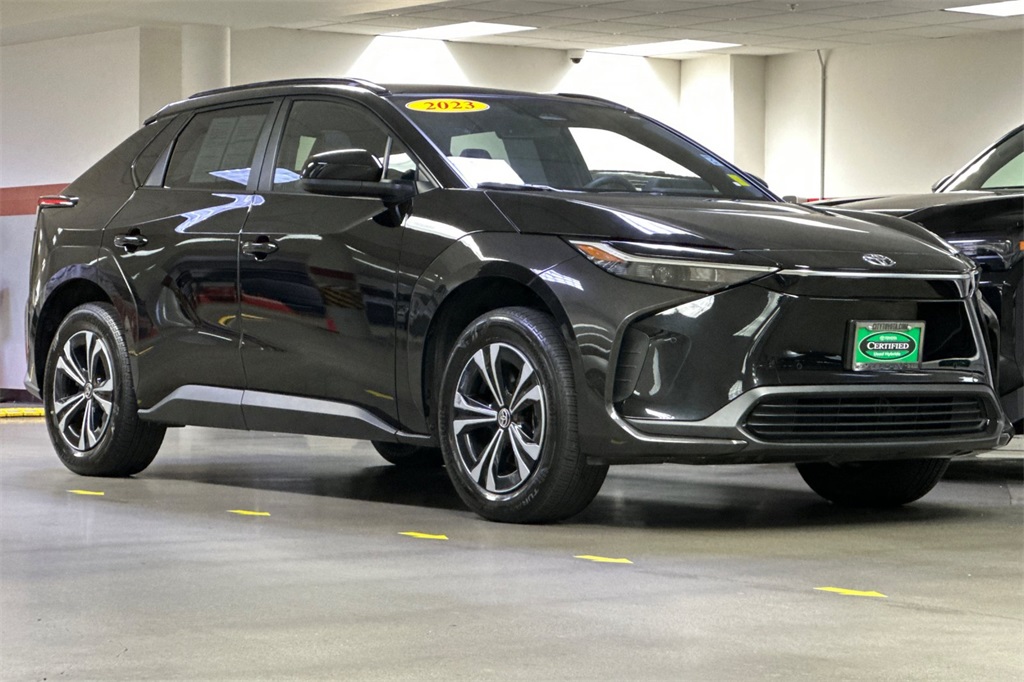 Certified 2023 Toyota bZ4X XLE with VIN JTMAAAAA3PA018608 for sale in Daly City, CA