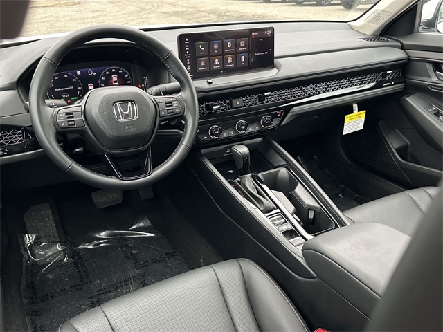 Certified 2025 Honda Accord Hybrid EX-L with VIN 1HGCY2F64SA027570 for sale in Kansas City