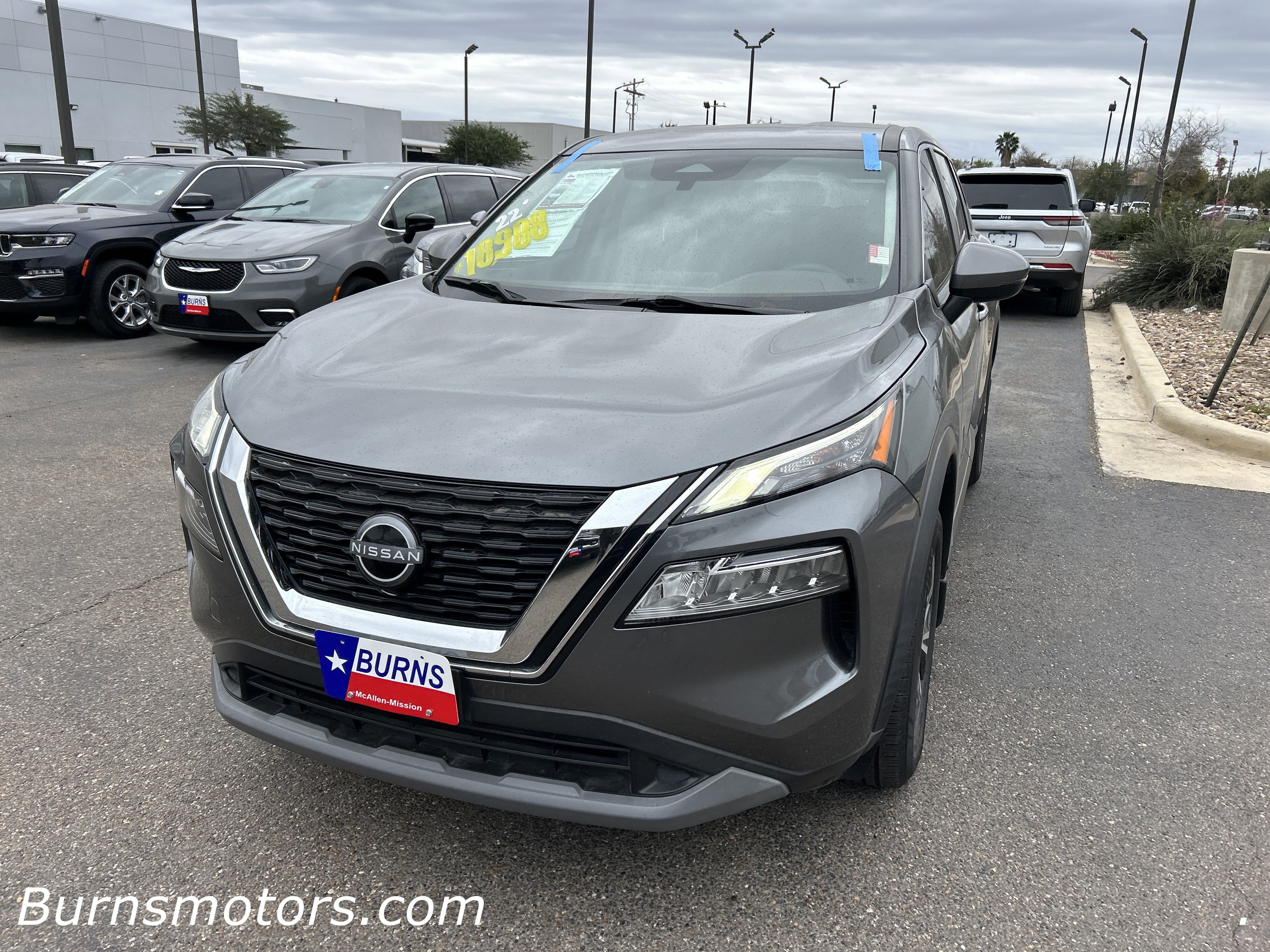 Used 2022 Nissan Rogue SV with VIN 5N1BT3BA7NC704916 for sale in McAllen, TX