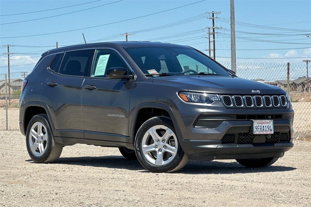 Used 2023 Jeep Compass Sport with VIN 3C4NJDAN2PT506351 for sale in El Centro, CA