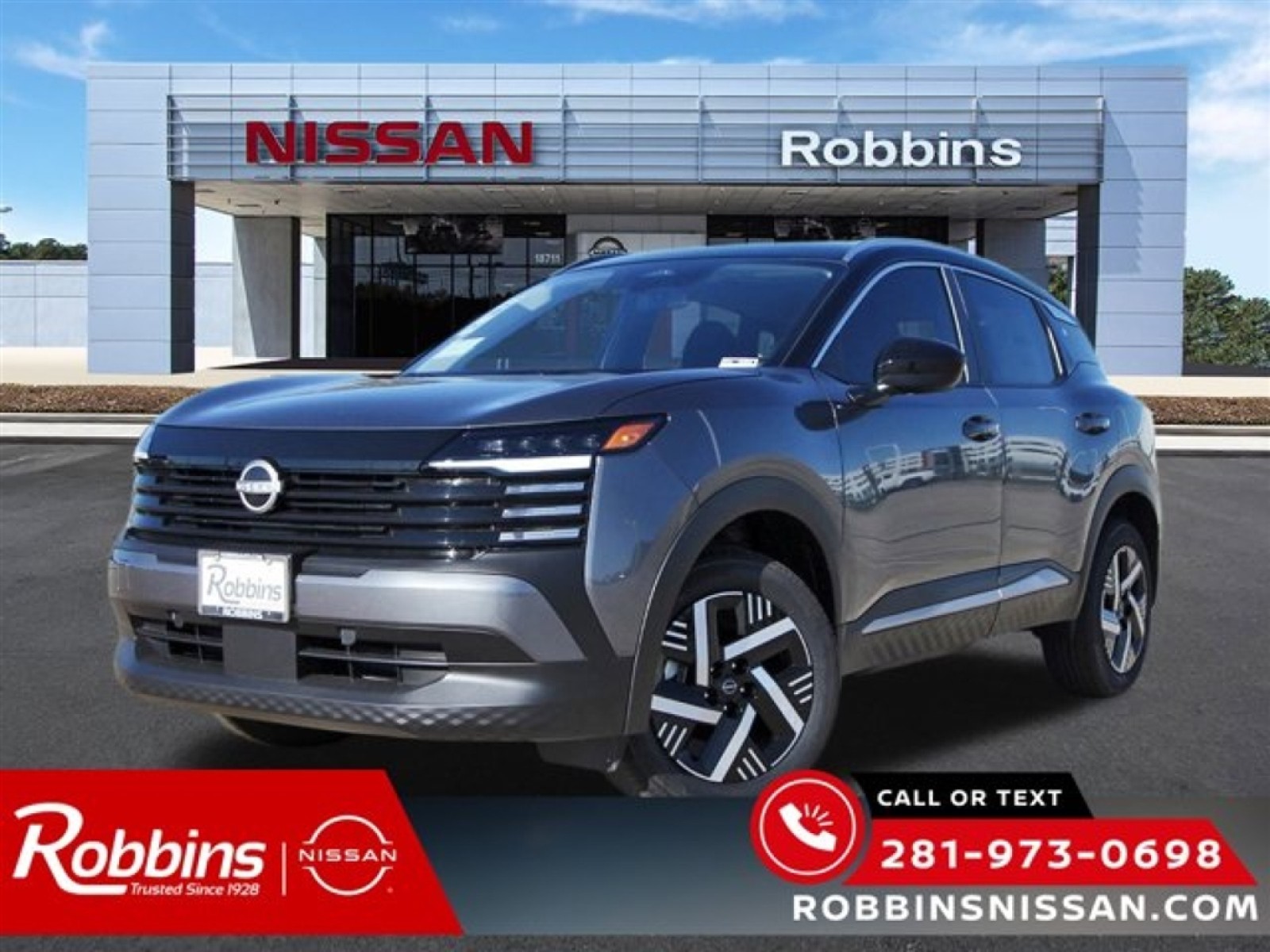 2026 Nissan Kicks SV Gray at Robbins Nissan