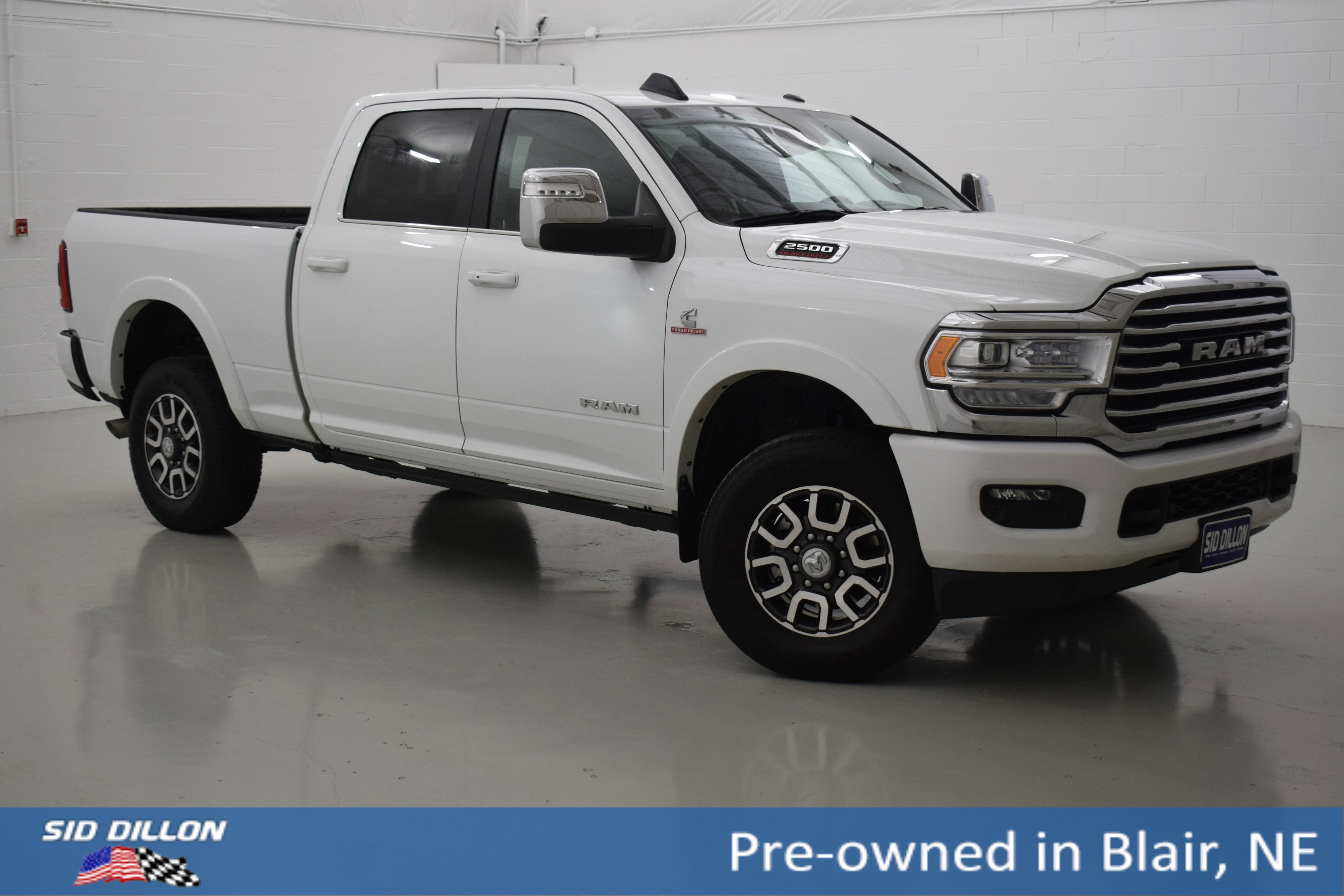 Used 2024 Bright White Clearcoat Ram Longhorn image 11