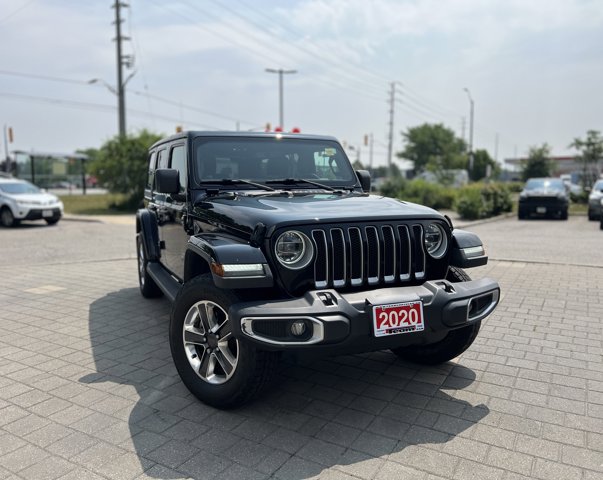 Used 2020 Black Jeep Sahara image 1