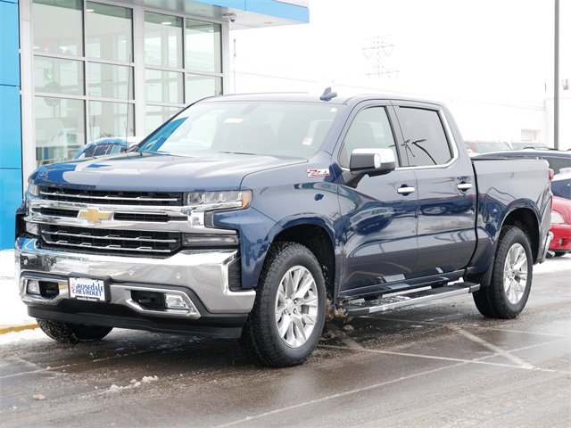 Used 2021 Chevrolet Silverado 1500 LTZ with VIN 1GCUYGEDXMZ356150 for sale in Roseville, Minnesota