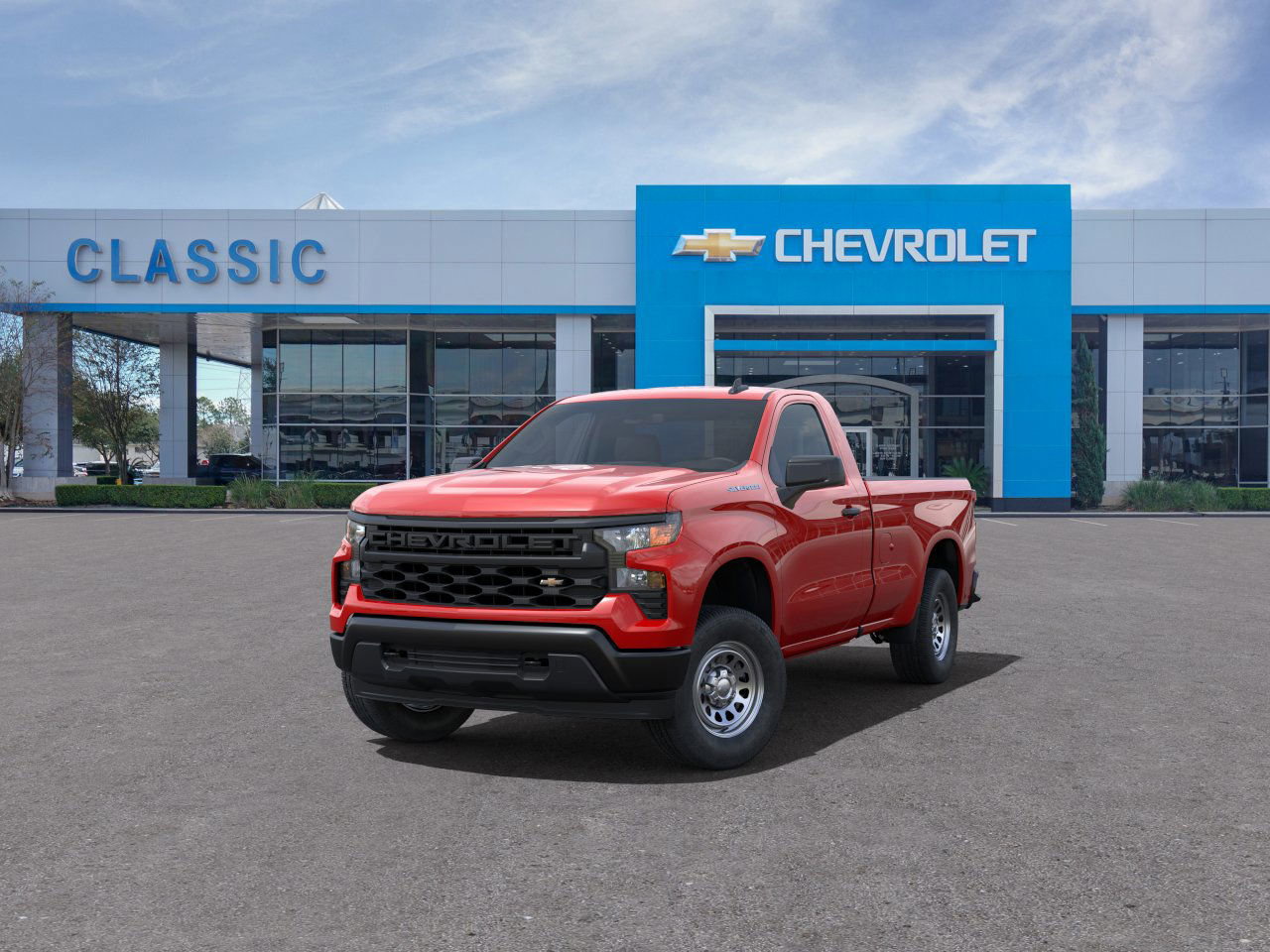 2025 Chevrolet Silverado 1500 WT Red at Browns Ford of Amsterdam