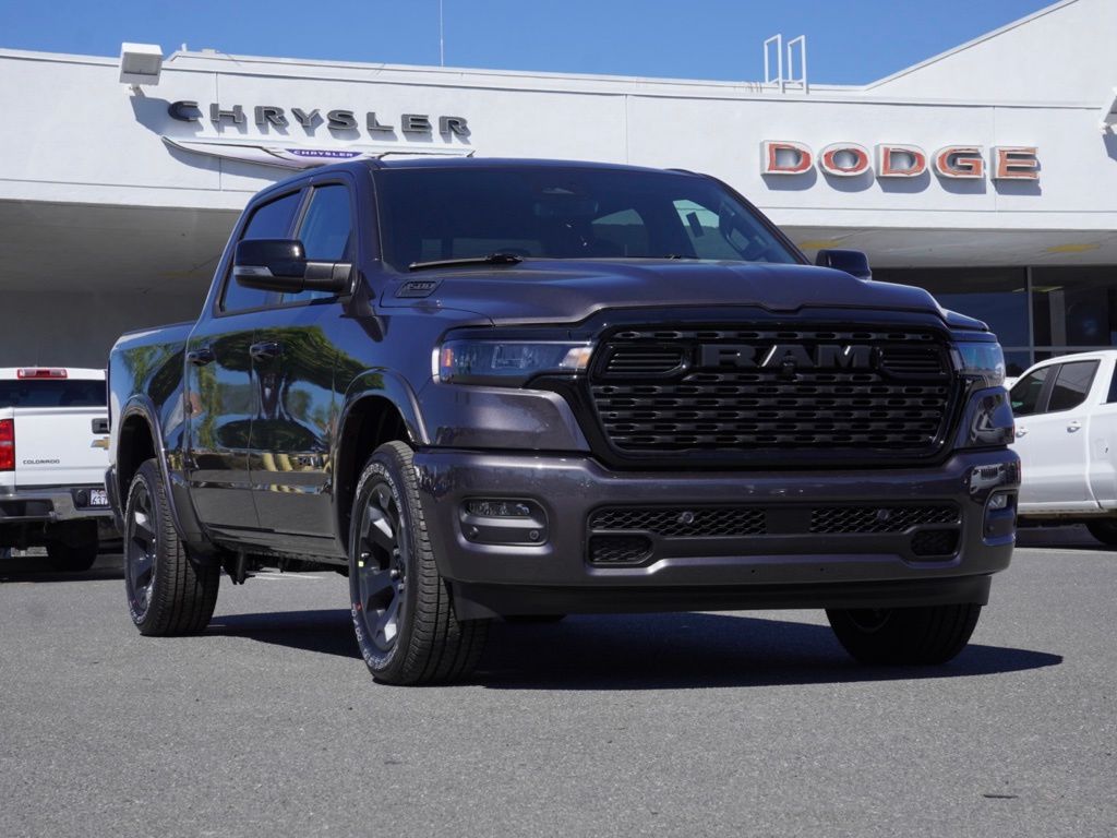 New 2026 Granite Crystal Metallic Clear-Coat Exterior Paint RAM Big Horn Night Edition image 1