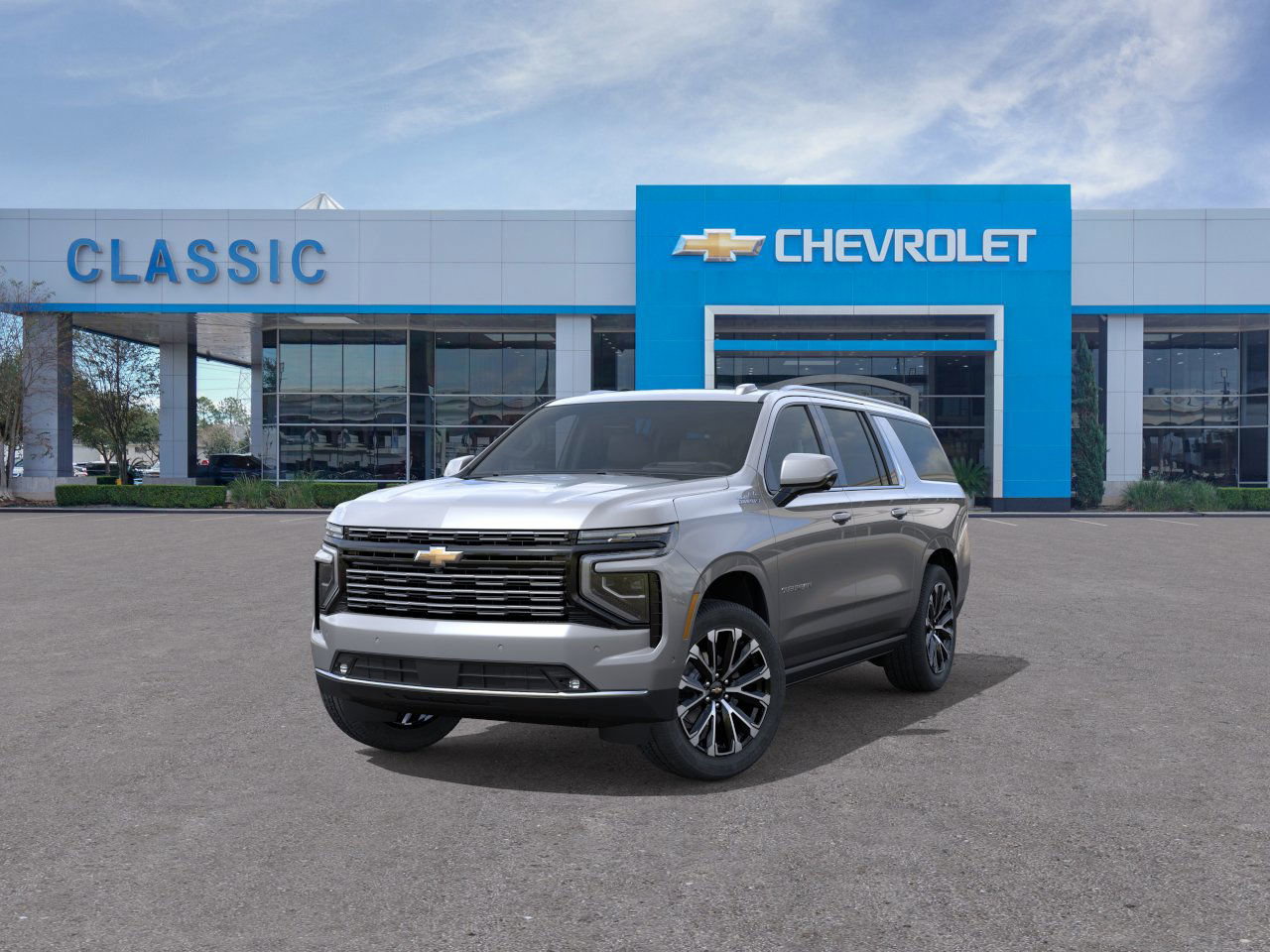 2025 Chevrolet Suburban High Country Gray at Classic Elite Chevrolet Sugar Land