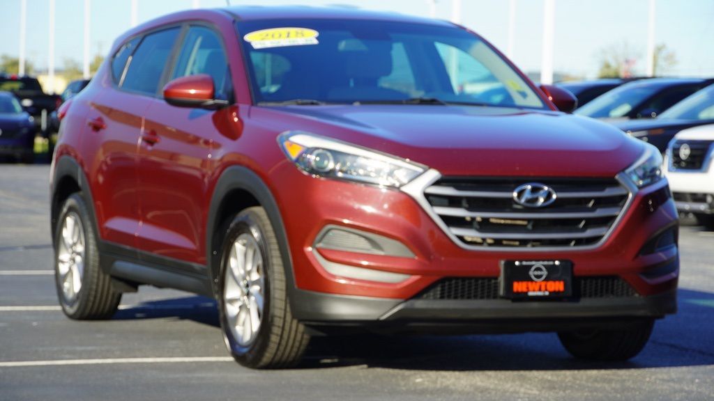 Used 2018 Hyundai Tucson SE with VIN KM8J2CA45JU631107 for sale in Shelbyville, TN