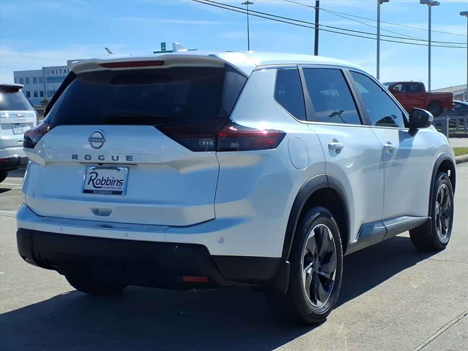 2025 Nissan Rogue SV White at Robbins Nissan