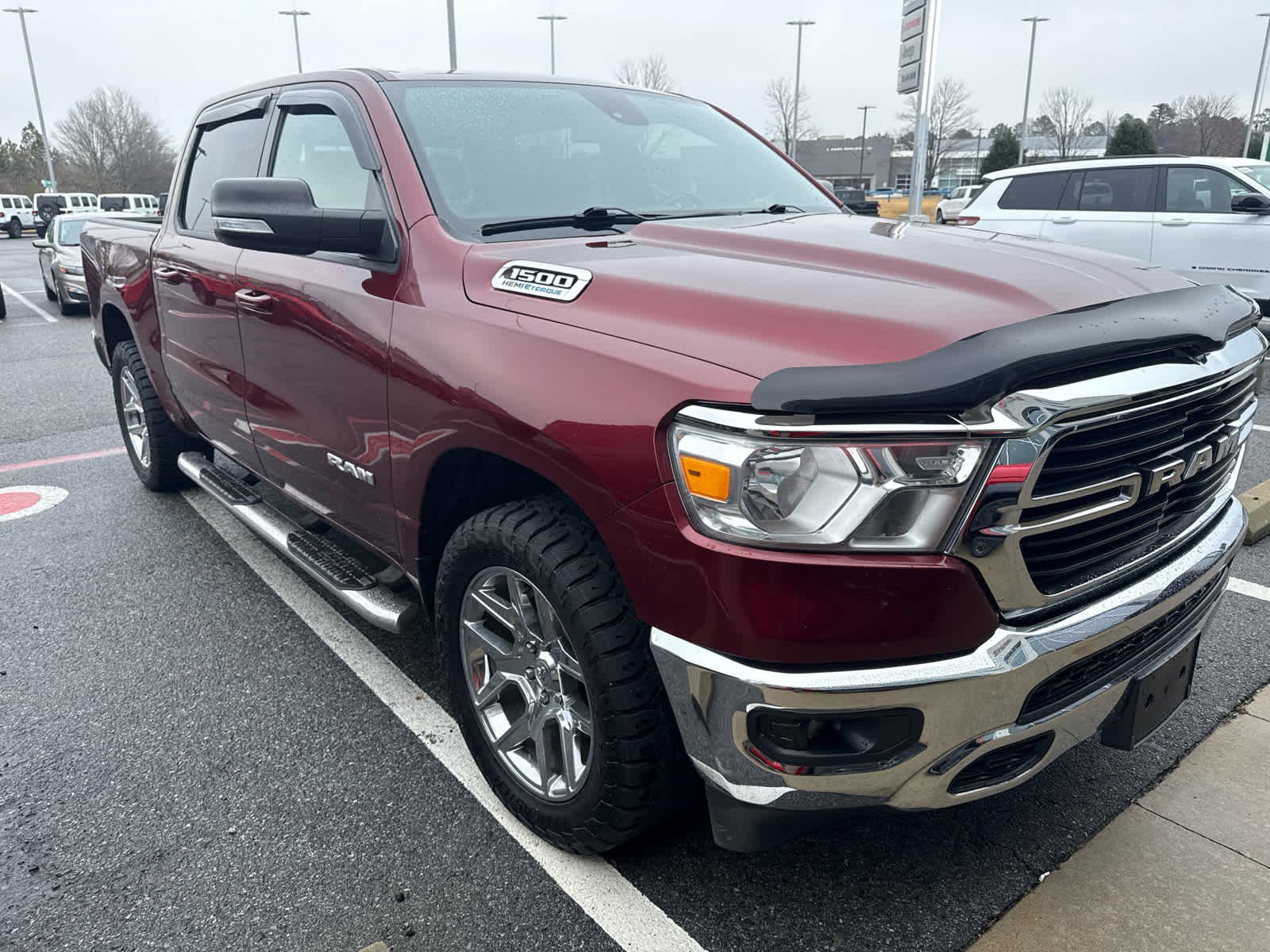 Used 2021 RAM Ram 1500 Pickup Big Horn/Lone Star with VIN 1C6SRFFT9MN697686 for sale in Little Rock