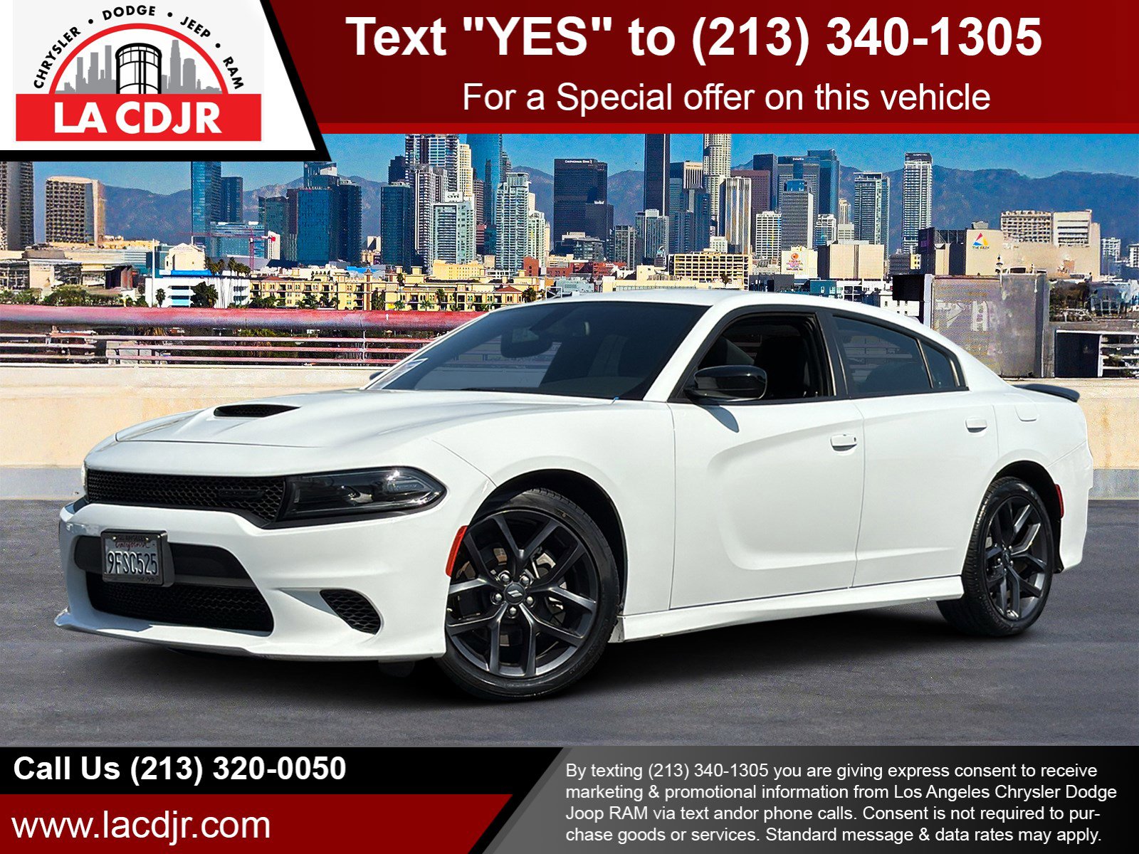 Used 2023 White Knuckle Clearcoat Dodge GT image 1