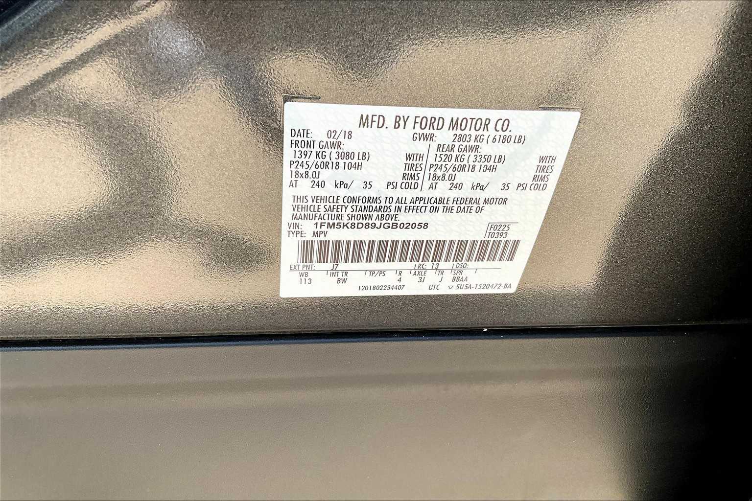 2018 Ford Explorer XLT photo 31