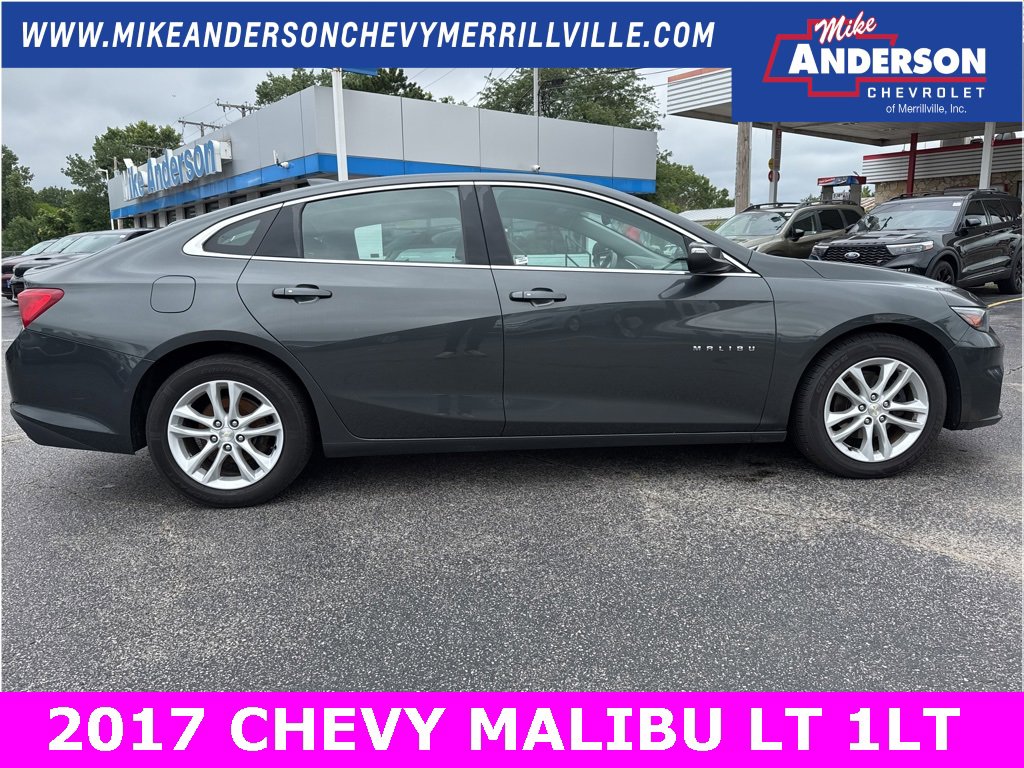 Used 2017 Chevrolet Malibu 1LT with VIN 1G1ZE5ST2HF207181 for sale in Merrillville, IN
