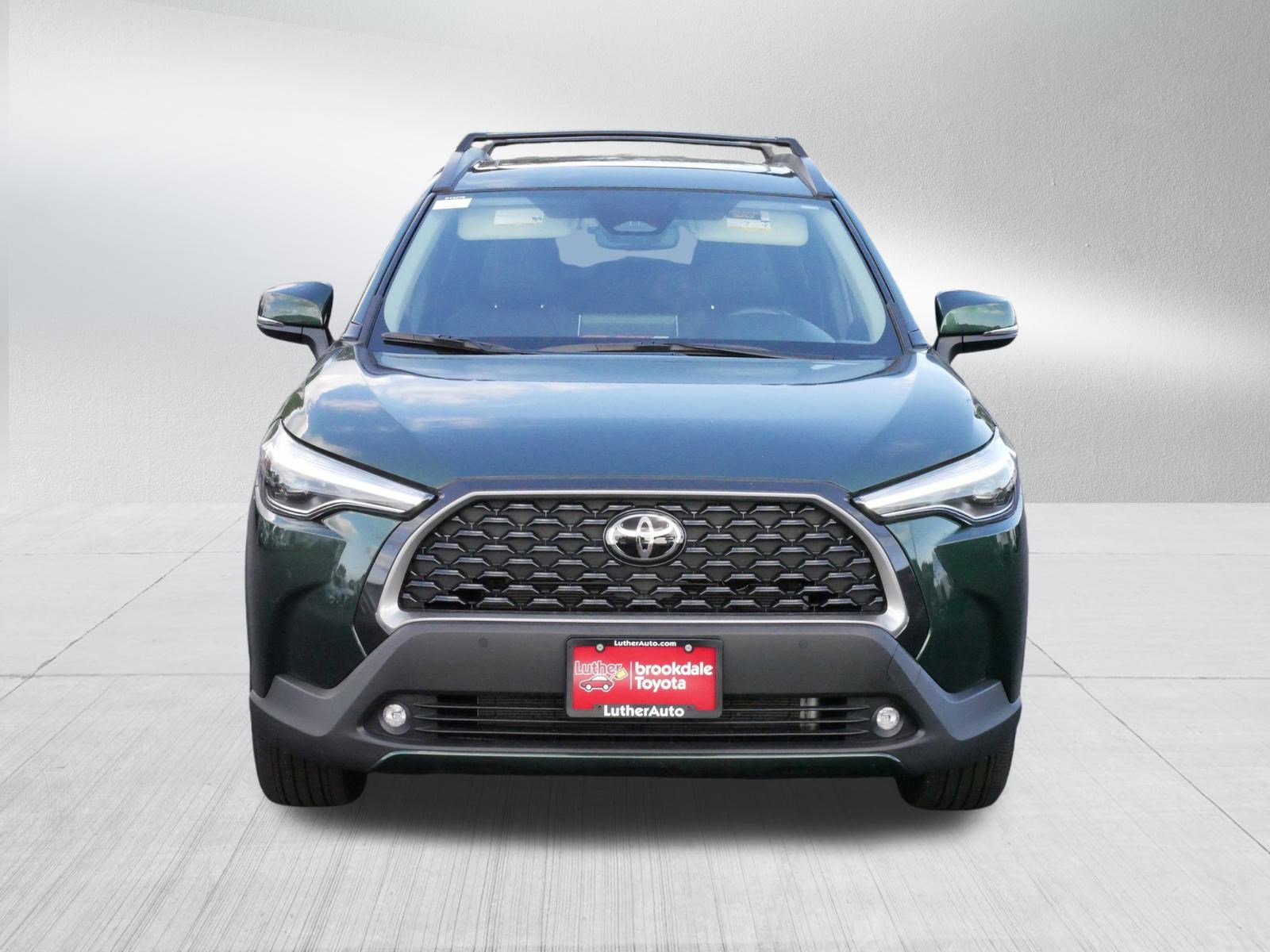 Certified 2024 Toyota Corolla Cross XLE with VIN 7MUDAABG4RV110242 for sale in Brooklyn Center, Minnesota