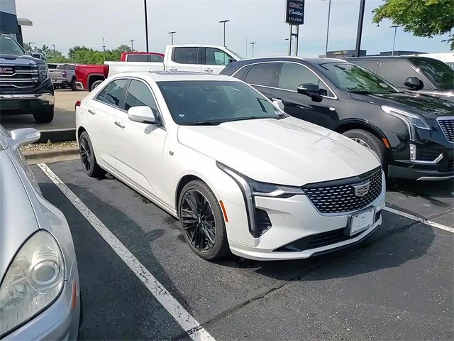 Used 2023 Crystal White Tricoat Cadillac Premium Luxury image 1
