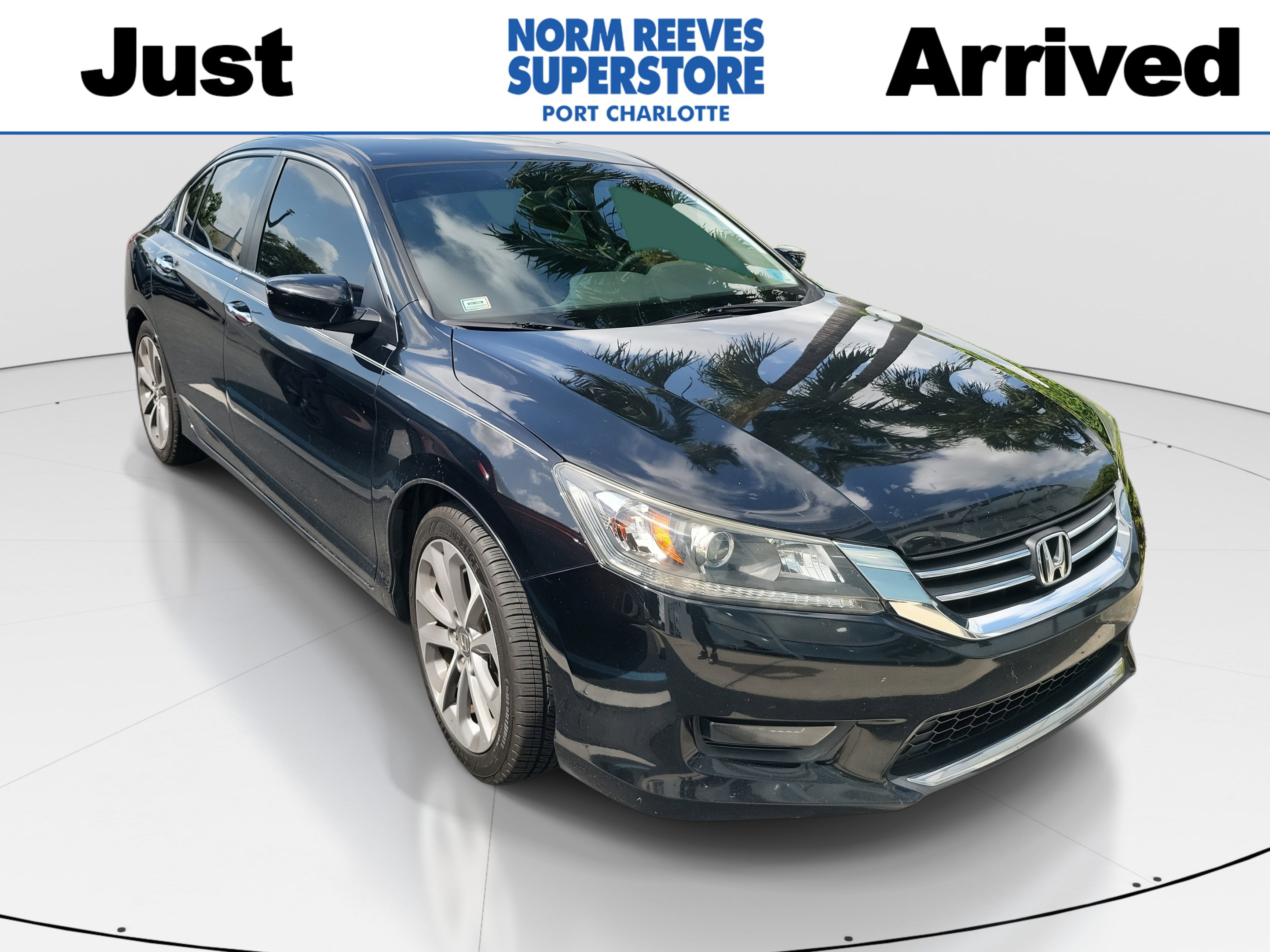 Used 2015 Honda Accord Sport with VIN 1HGCR2E56FA054331 for sale in Port Charlotte, FL