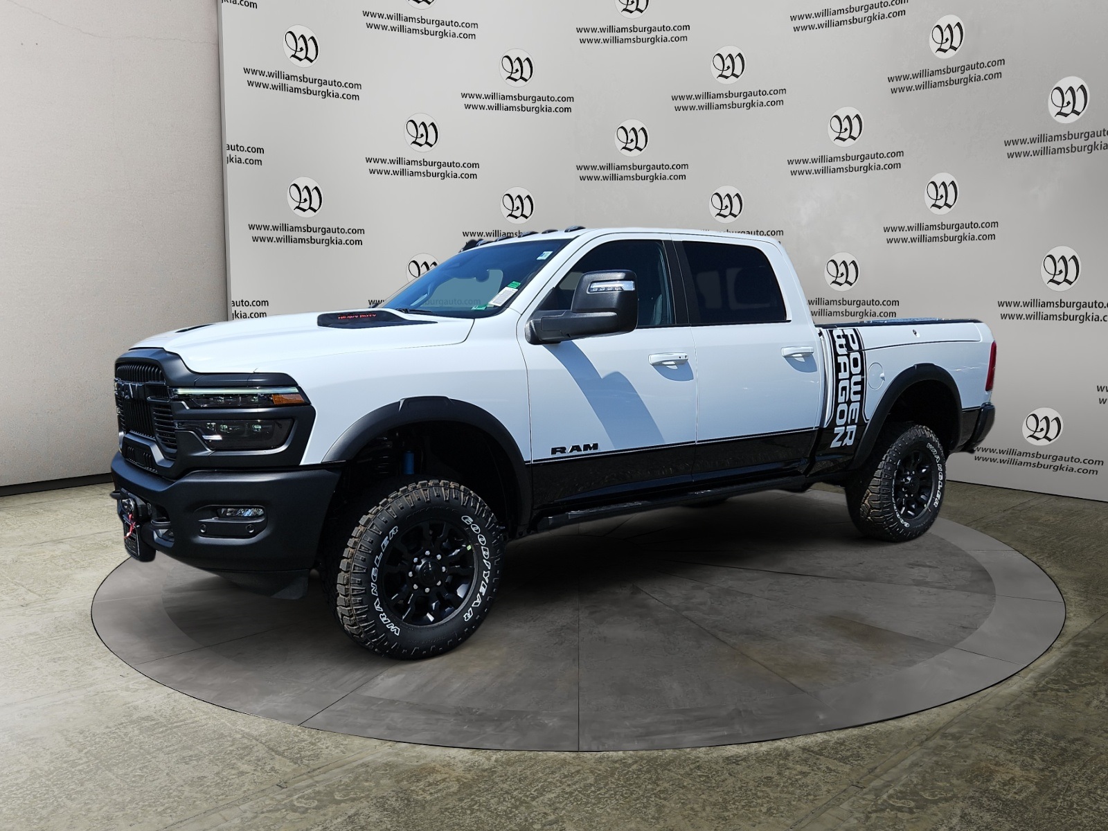 New 2025 Bright White Clear-Coat Exterior Paint RAM Rebel image 1