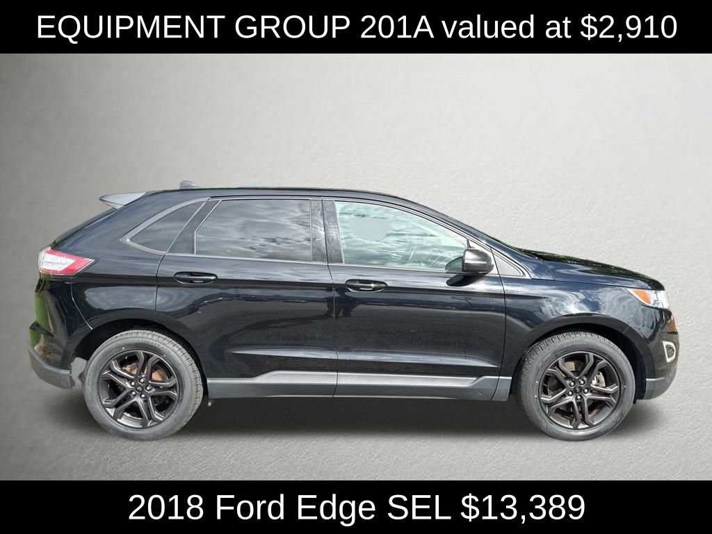 Used 2018 Ford Edge SEL with VIN 2FMPK4J82JBB55472 for sale in Elizabethtown, KY
