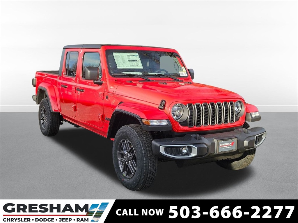 New 2025 Firecracker Red Clear-Coat Exterior Paint Jeep Sport image 1