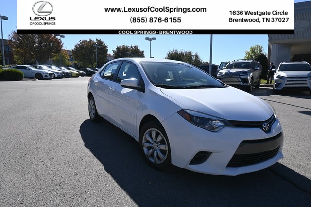 2016 Toyota Corolla LE