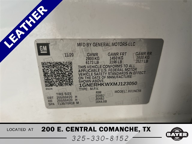 2021 Chevrolet Traverse Leather photo 30