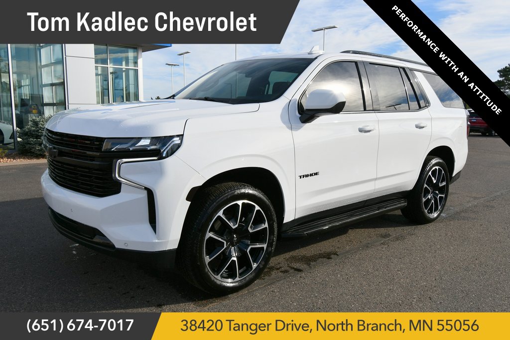 Certified 2023 Chevrolet Tahoe RST with VIN 1GNSKRKDXPR104757 for sale in North Branch, Minnesota