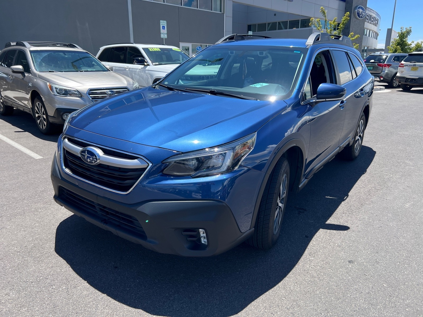 Used 2022 Abyss Blue Pearl Subaru Premium image 1