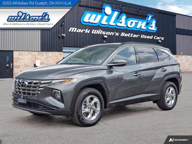 Certified Pre-Owned 2024 Hyundai Tucson Trend AWD | Leather | Panoramic Sunroof | Nav | Heated Wheel + Seats | CarPlay + Android | and More!